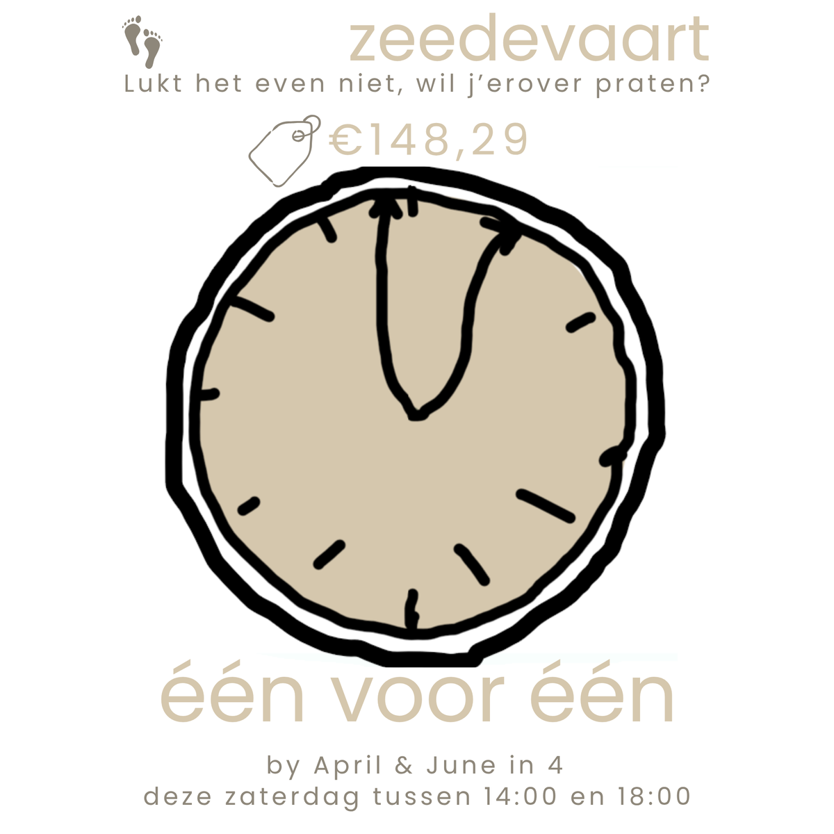 zeedevaart op zaterdag 14:00